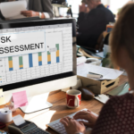 Illustration of key steps in risk mitigation for product management, including identifying, prioritizing, and monitoring risks.