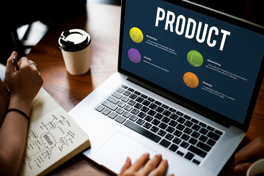 Product management strategies including marketing, leadershop and stakeholders management, UI design and UX design thinking